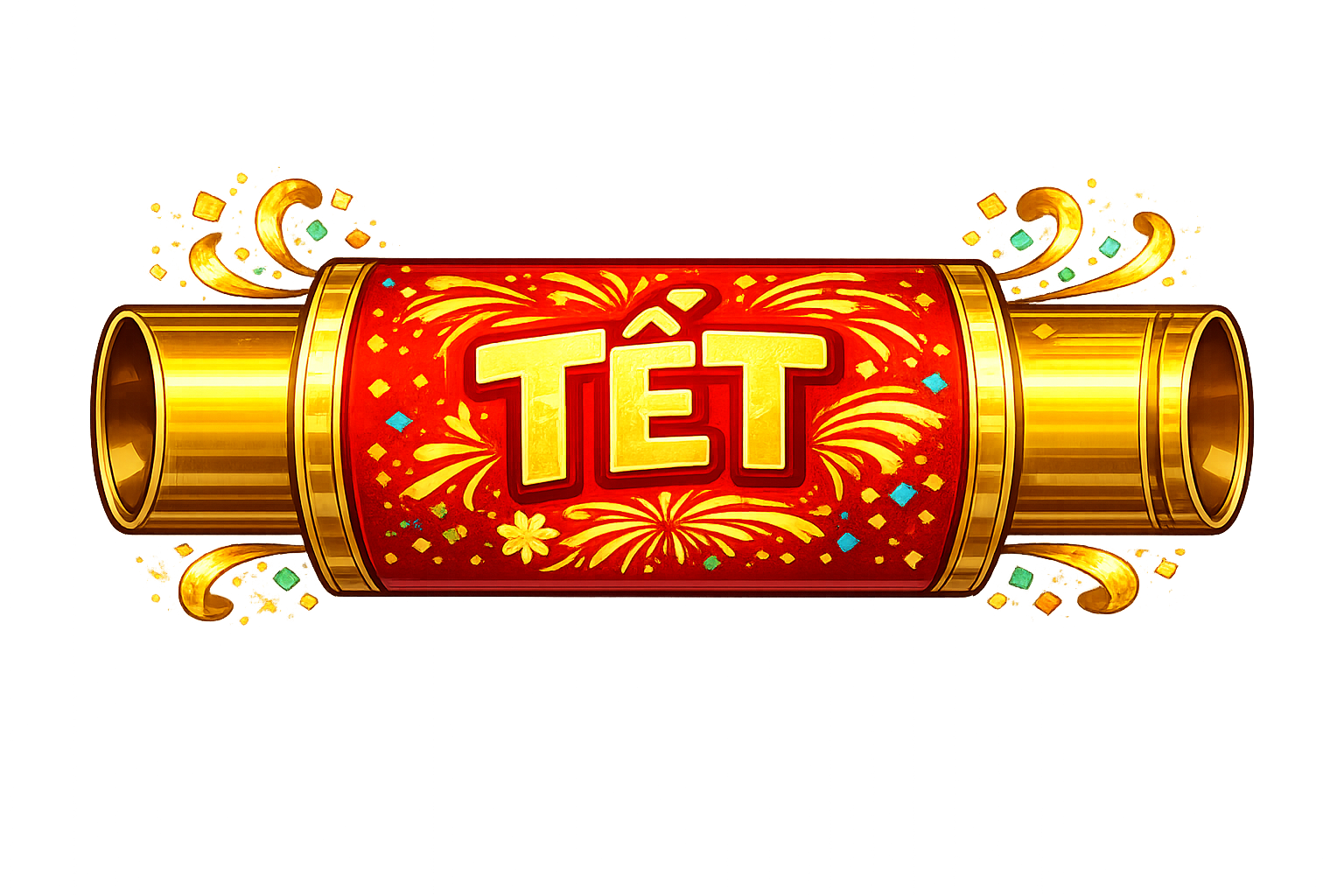 Party Popper Horizontal